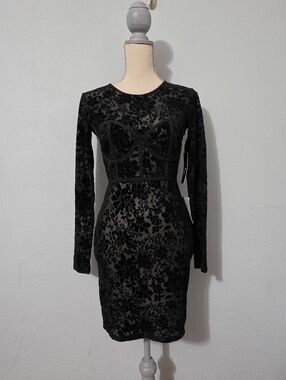 lulus forever chic black long sleeve dress Black Dress - Long Sleeve Maxi Dress - Sheer Mesh Maxi Dress